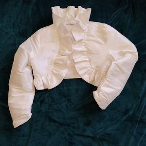 Child jacket, size 10,off white